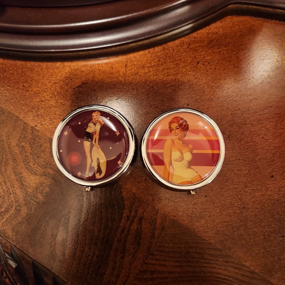 Pill boxes lot of 2